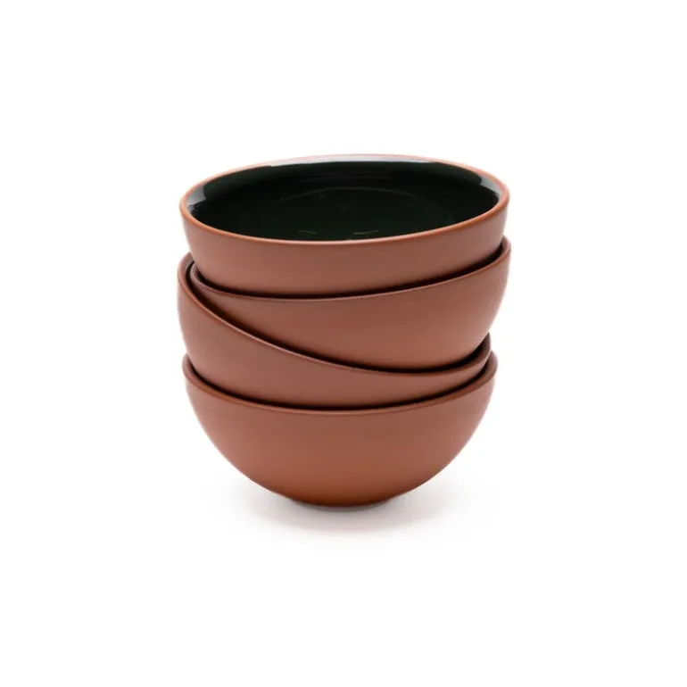 Vaidava Ceramics Earth bowl 0,4 L, moss green