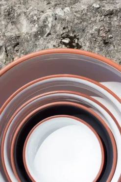 Vaidava Ceramics Earth bowl 1 L, white