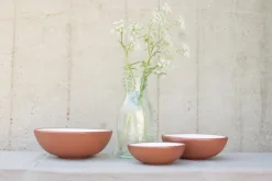 Vaidava Ceramics Earth bowl 1 L, white