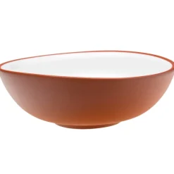 Vaidava Ceramics Earth bowl 2 L, curved, white
