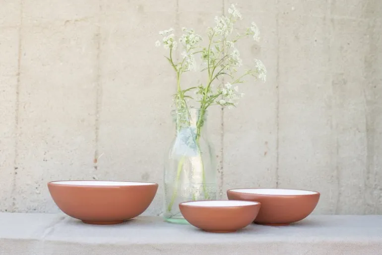 Vaidava Ceramics Earth bowl 2 L, white