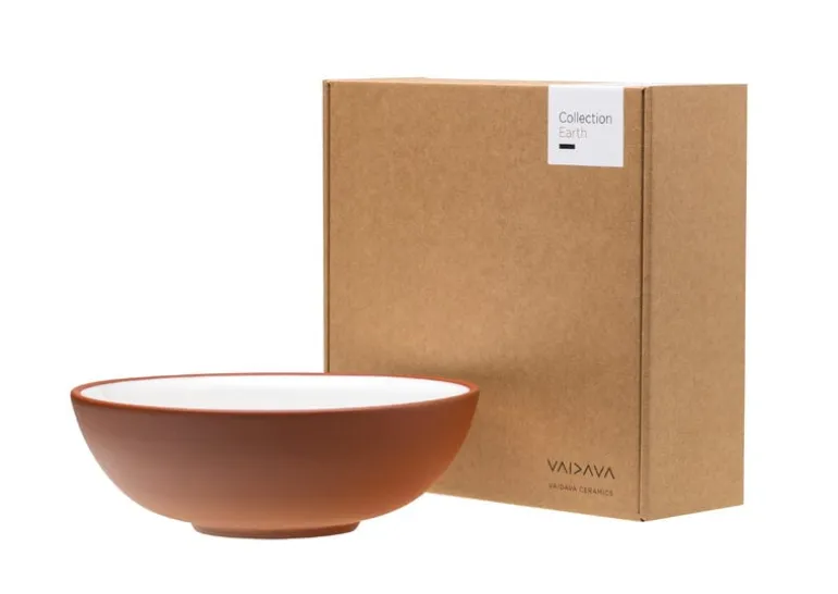 Vaidava Ceramics Earth bowl 2 L, white