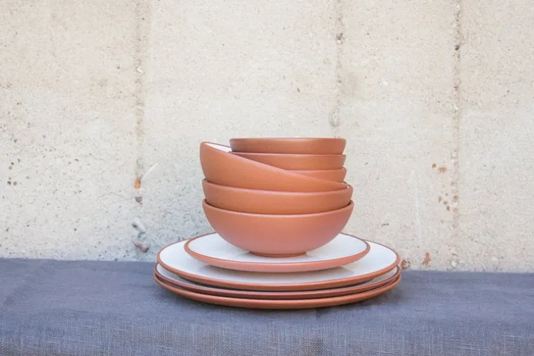 Vaidava Ceramics Earth bowl 2 L, white