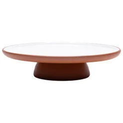 Vaidava Ceramics Earth cake stand, 27 cm, white