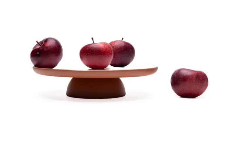 Vaidava Ceramics Earth cake stand, 27 cm, white