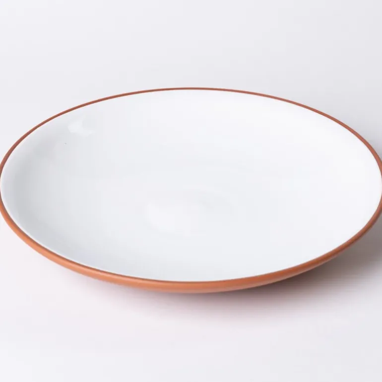 Vaidava Ceramics Earth centerpiece bowl, 39 cm, white