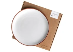 Vaidava Ceramics Earth dinner plate 26,5 cm, white