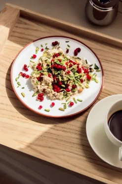 Vaidava Ceramics Earth dinner plate 22 cm, white