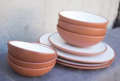 Vaidava Ceramics Earth dinner plate 22 cm, white