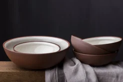 Vaidava Ceramics Earth Raw bowl, 0,6 L, brown - beige
