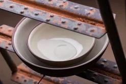 Vaidava Ceramics Earth Raw bowl, 2 L, brown - beige