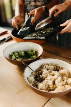 Vaidava Ceramics Earth Raw bowl, 2 L, brown - beige