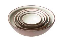 Vaidava Ceramics Earth Raw bowl, 2 L, brown - beige