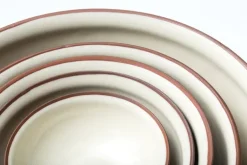 Vaidava Ceramics Earth Raw bowl, 2 L, brown - beige