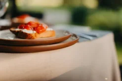 Vaidava Ceramics Earth Raw plate, 22 cm, brown - beige