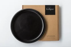 Vaidava Ceramics Eclipse dinner plate 22 cm, black