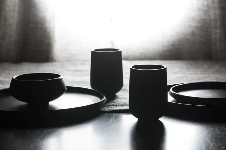 Vaidava Ceramics Eclipse dessert bowl 0,25 L, black