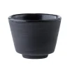 Vaidava Ceramics Eclipse espresso cup, set of 2, black