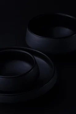 Vaidava Ceramics Eclipse breakfast bowl 0,75 L, black