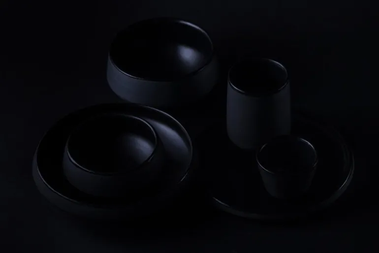 Vaidava Ceramics Eclipse breakfast bowl 0,75 L, black