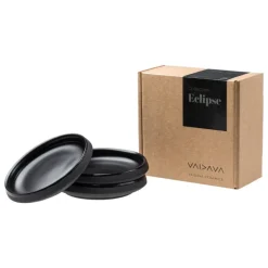 Vaidava Ceramics Eclipse snack plate 11,5 cm, 3 pcs, black