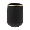 Vaidava Ceramics Eclipse Gold mug 0,3 L, black - gold