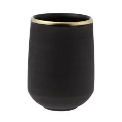 Vaidava Ceramics Eclipse Gold mug 0,3 L, black - gold