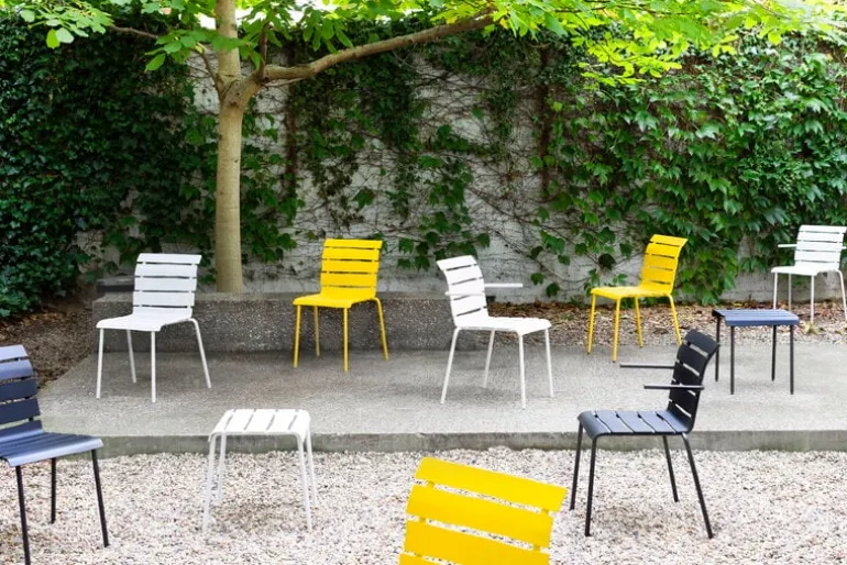 valerie_objects Aligned chair, yellow