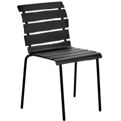 valerie_objects Aligned chair, black
