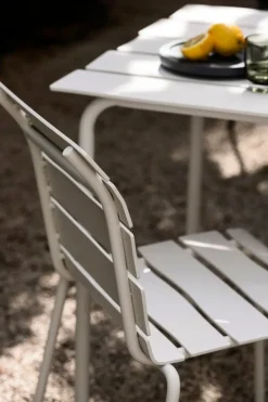 valerie_objects Aligned chair, off-white