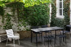 valerie_objects Aligned dining table, 170 x 85 cm, black