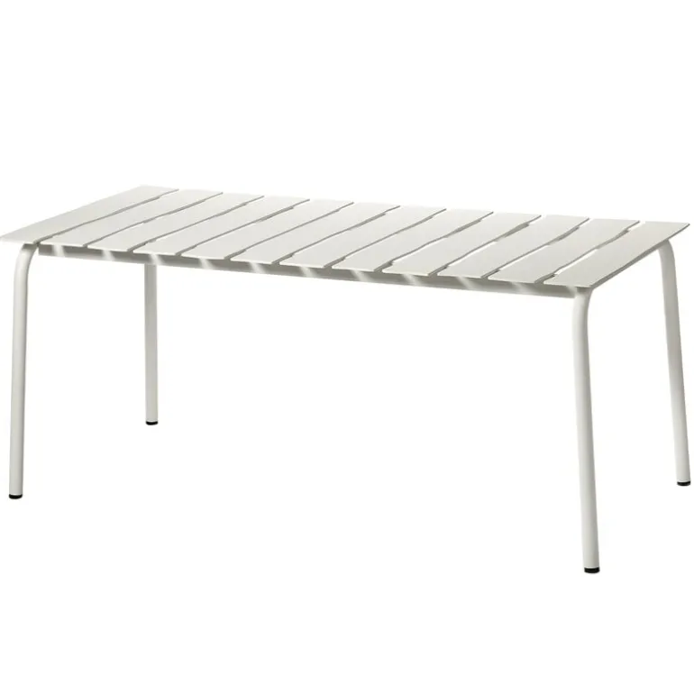 valerie_objects Aligned dining table, 170 x 85 cm, off-white
