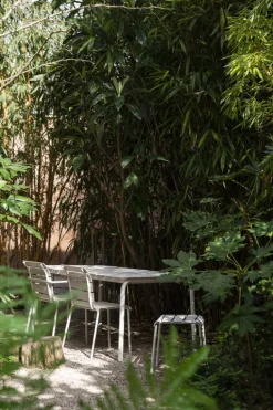 valerie_objects Aligned dining table, 170 x 85 cm, off-white