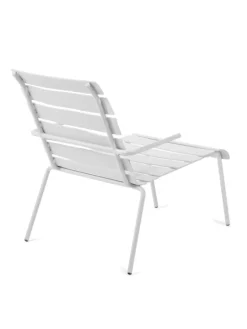 valerie_objects Aligned lounge chair, off-white
