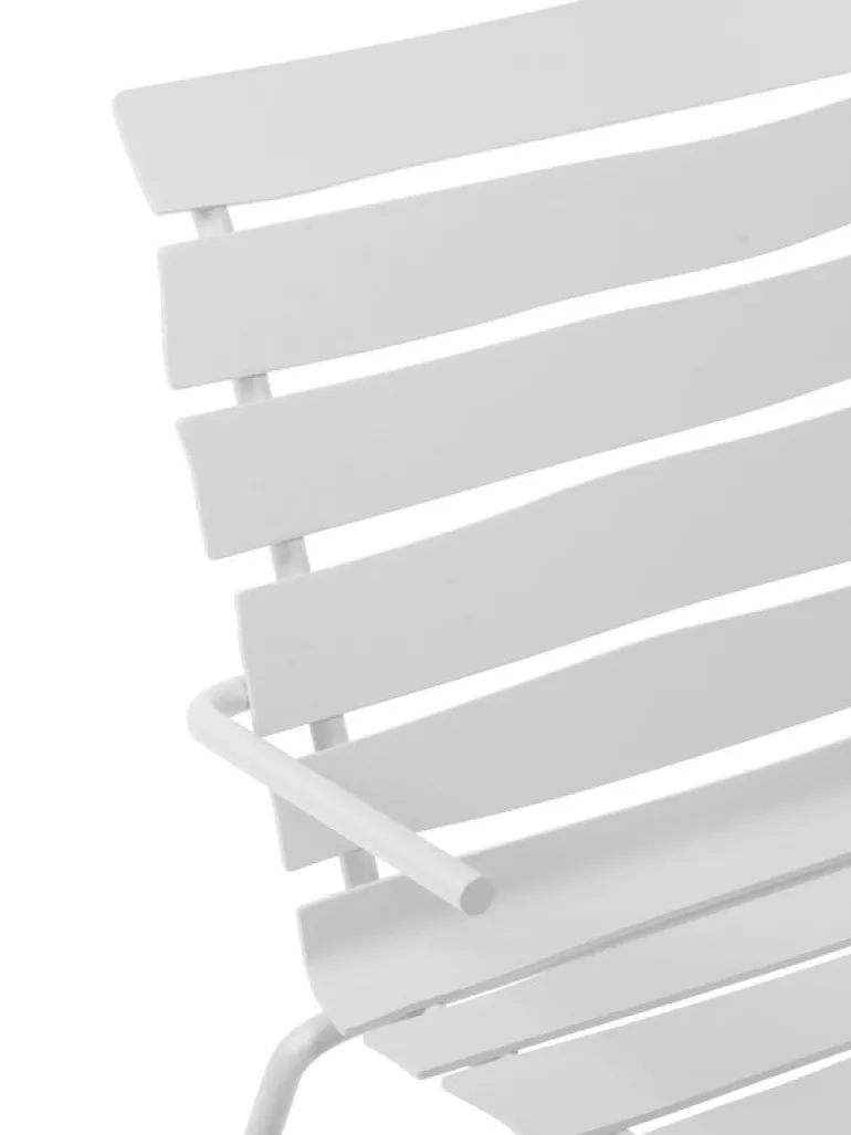 valerie_objects Aligned lounge chair, off-white