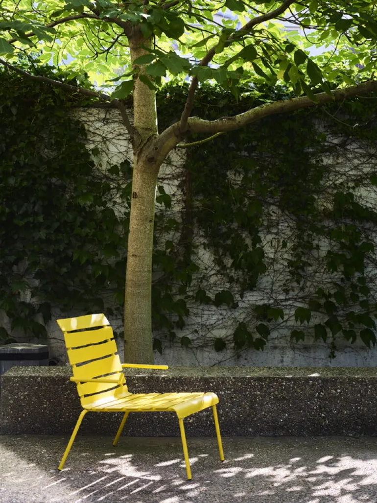 valerie_objects Aligned lounge chair, yellow