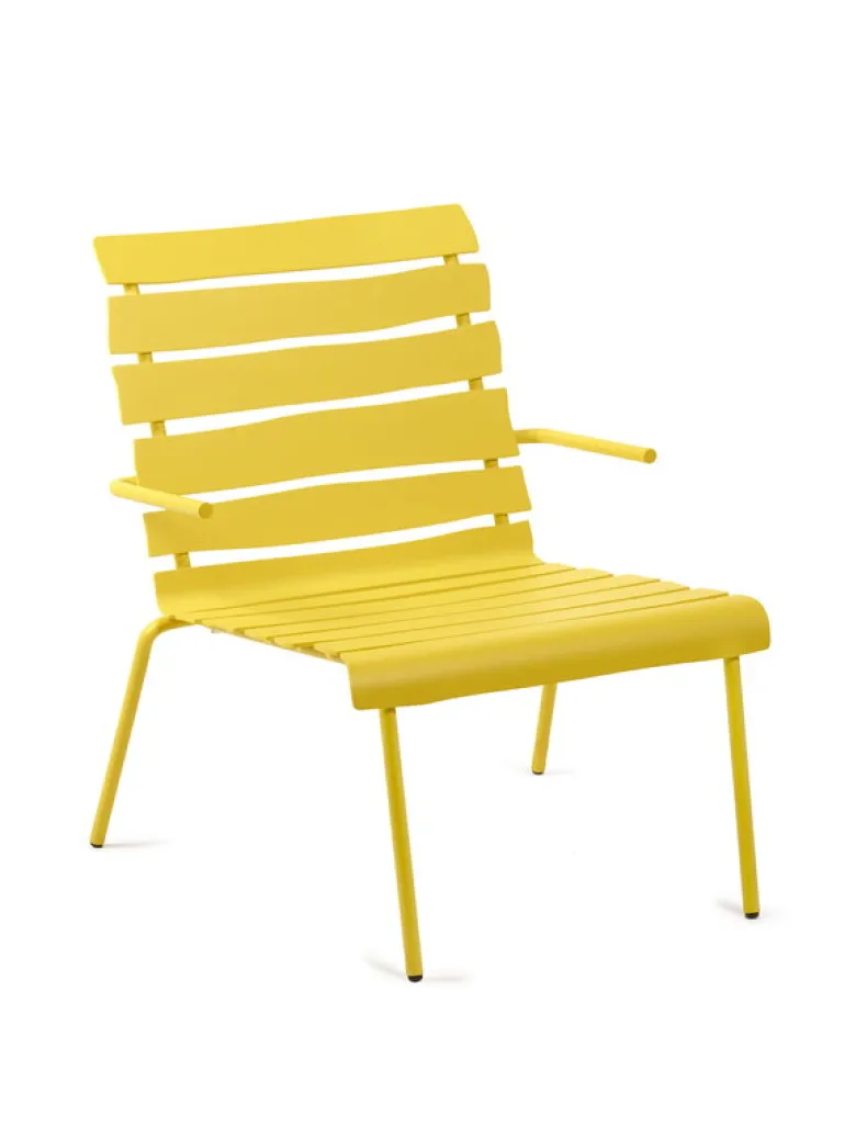 valerie_objects Aligned lounge chair, yellow