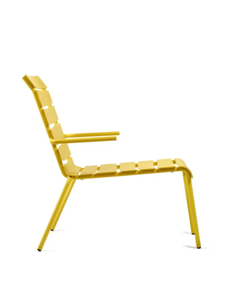 valerie_objects Aligned lounge chair, yellow