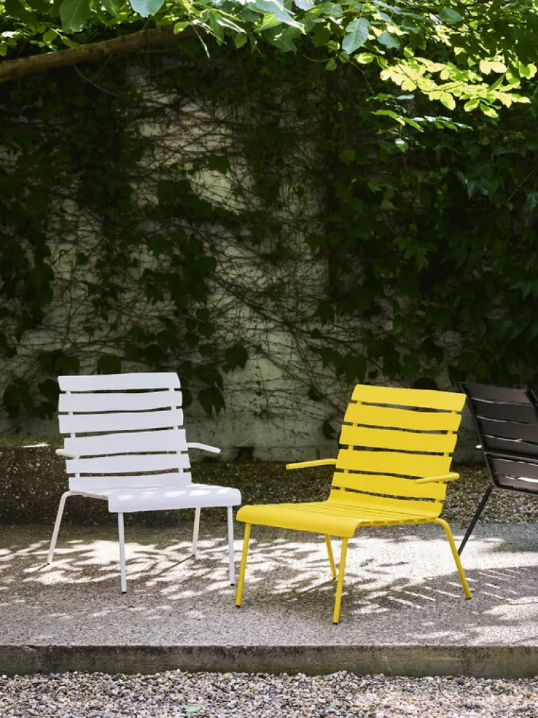 valerie_objects Aligned lounge chair, yellow
