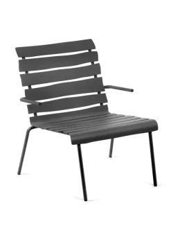valerie_objects Aligned lounge chair, black