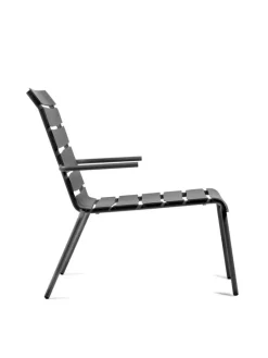 valerie_objects Aligned lounge chair, black