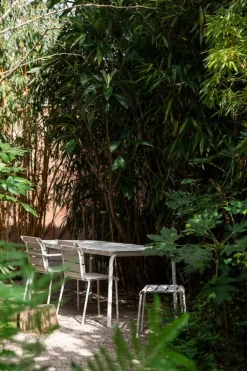 valerie_objects Aligned side table/stool, off-white