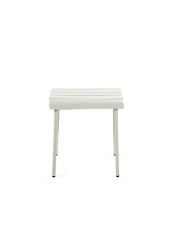 valerie_objects Aligned side table/stool, off-white