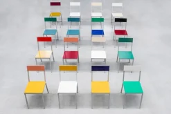 valerie_objects Alu chair, bordeaux - pink