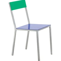 valerie_objects Alu chair, dark blue - green