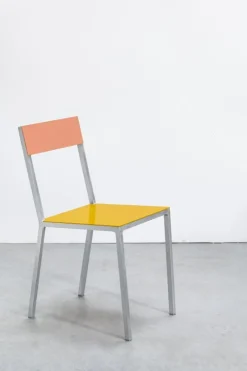 valerie_objects Alu chair, yellow - pink