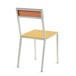 valerie_objects Alu chair, yellow - pink