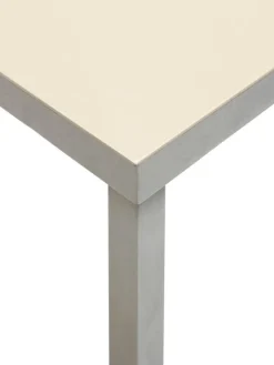 valerie_objects Alu dining table, small, ivory