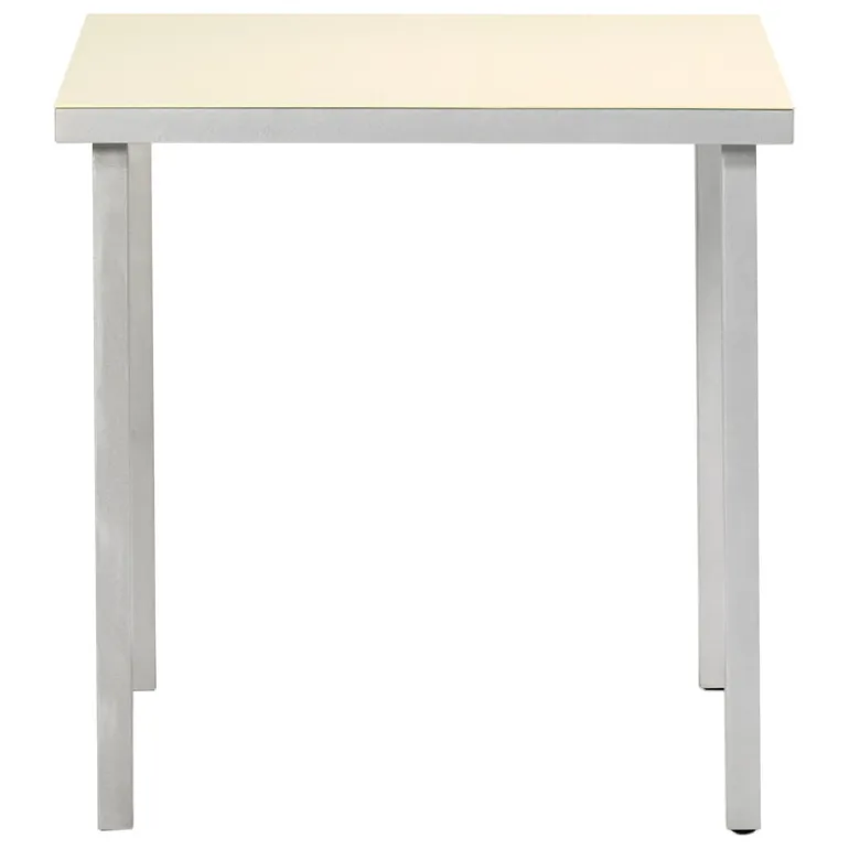 valerie_objects Alu dining table, small, ivory