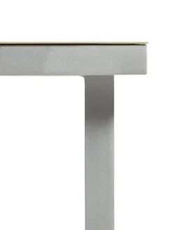 valerie_objects Alu dining table, small, ivory